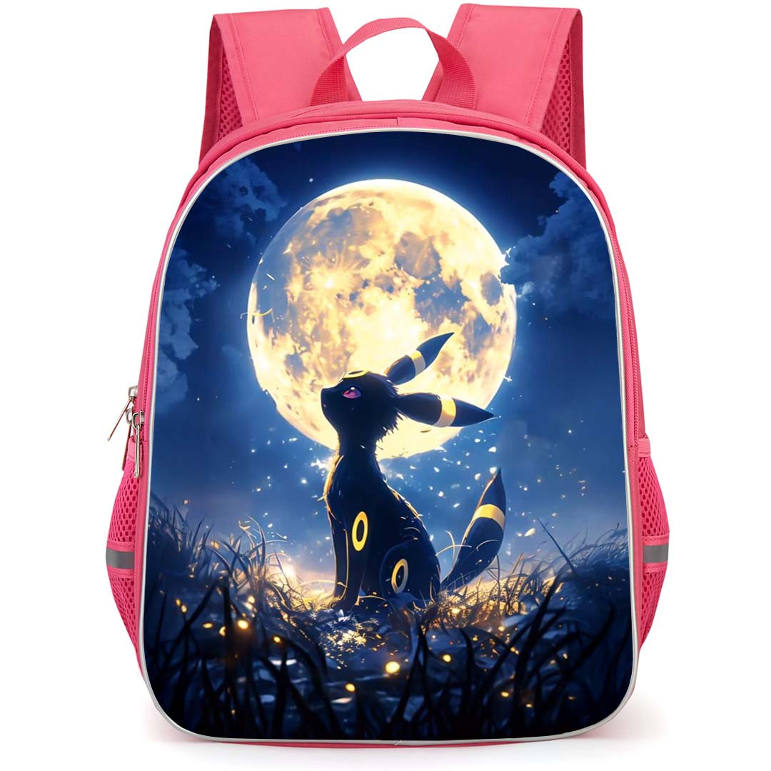 Pokemon Umbreon Backpack StudentPack - Umbreon Standing On Moon Background