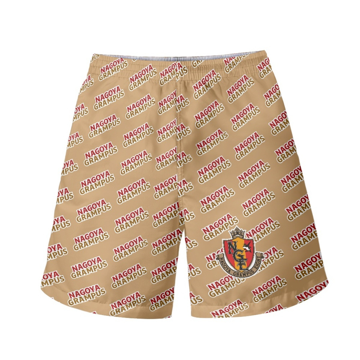 Nagoya Grampus Beach Shorts Swim Pants Swimming Trunks - Grampus Football Club Medley Monogram Wordmark
