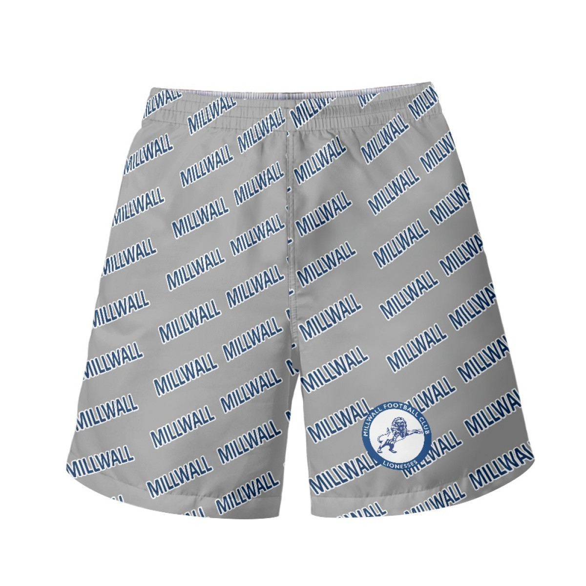 Millwall FC Beach Shorts Swim Pants Swimming Trunks - Millwall Football Club Medley Monogram Wordmark