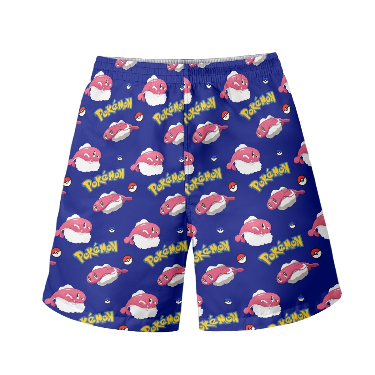 Pokemon Tatsugiri Beach Shorts Swim Pants Swimming Trunks - Tatsugiri Droopy Character Series Art