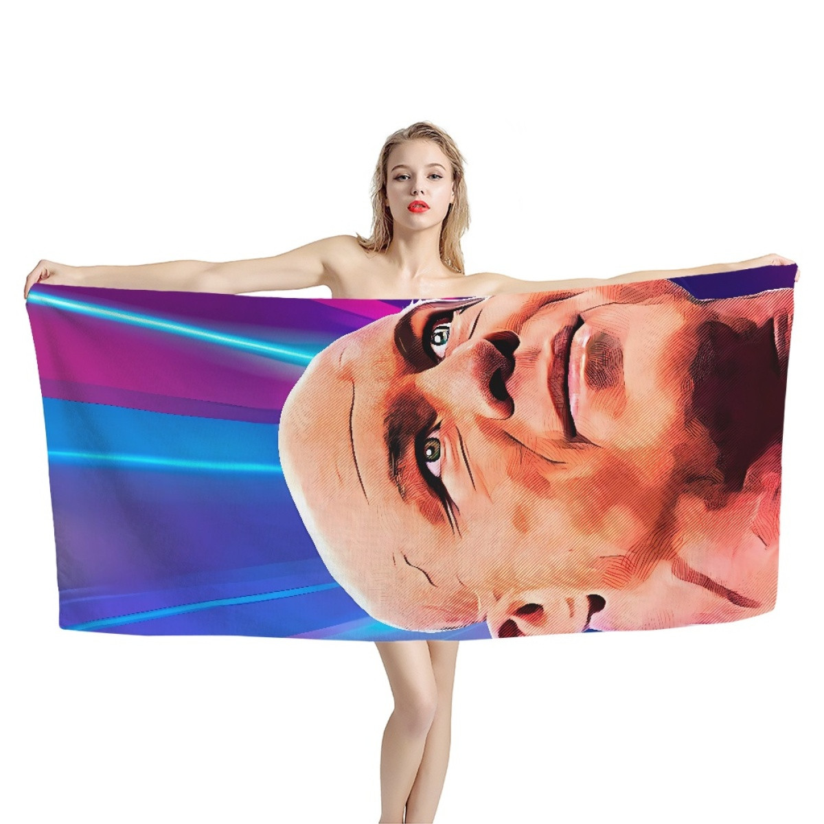 WWE Kurt Angle Bath Beach Towel - Kurt Angle Avatar
