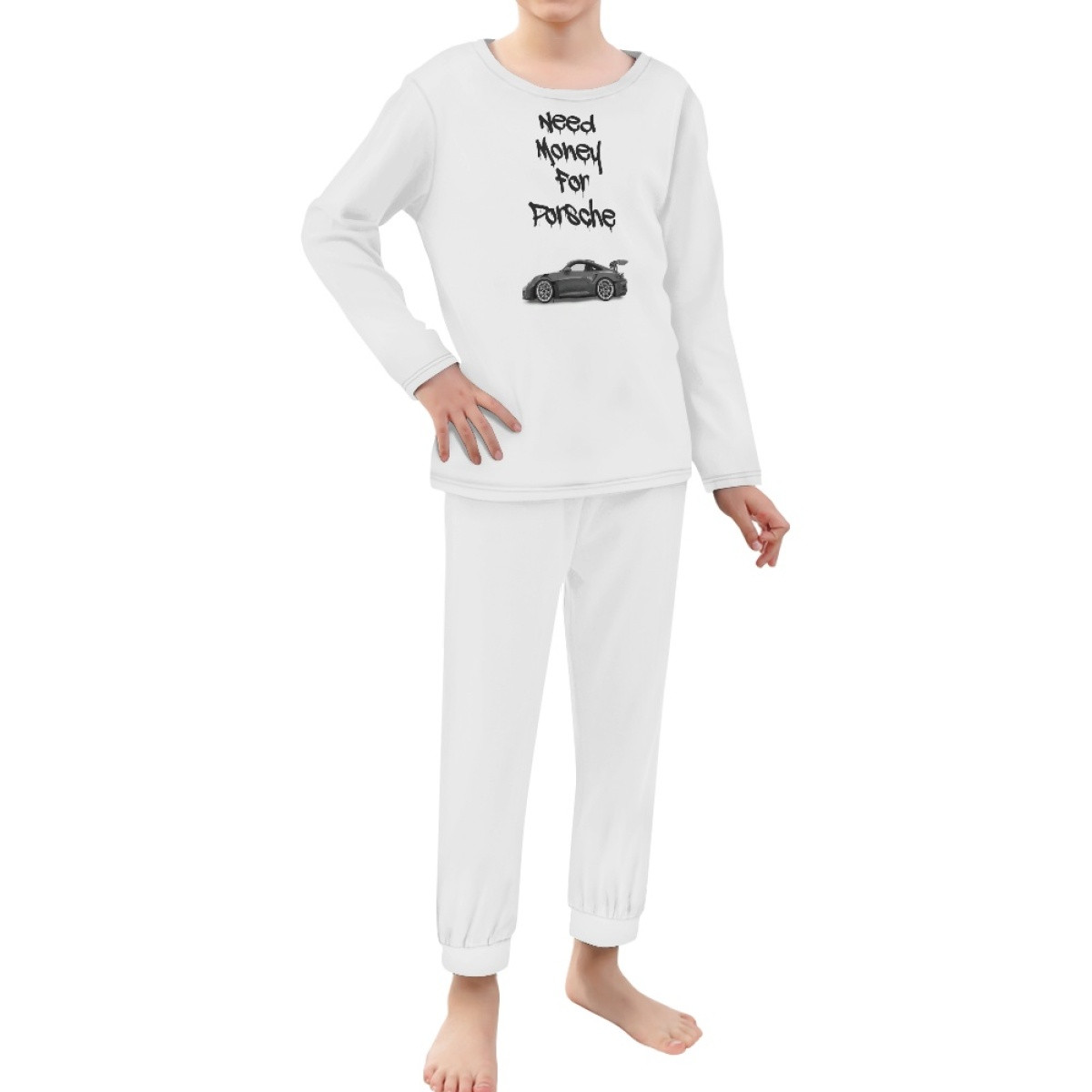 Porsche Pajamas Pyjamas - Porsche Need Money For Porsche Grayscale Poster
