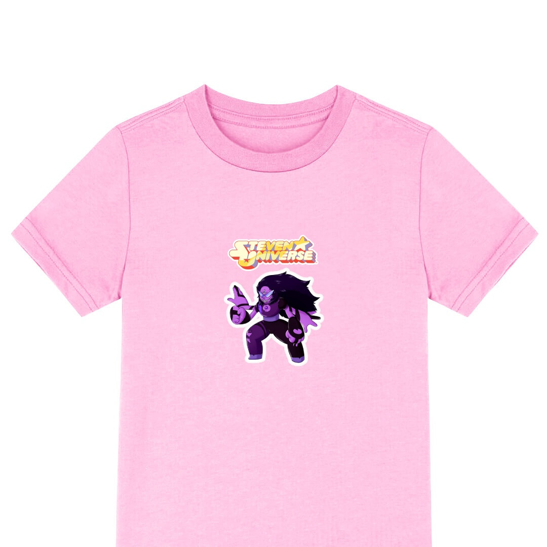 Steven Universe Sugilite Tee Shirt T-Shirt Short Sleeve - Sugilite Battling Sticker Art