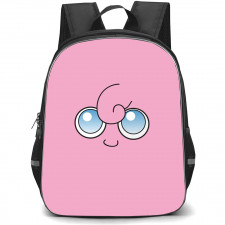 Pokemon Jigglypuff Backpack StudentPack - Jigglypuff Minimalist Art On Pink Background