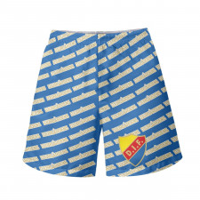 Djurgardens IF Beach Shorts Swim Pants Swimming Trunks - Djurgardens Football Club Medley Monogram Wordmark