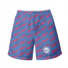 NBA Philadelphia 76ers Beach Shorts Swim Pants Swimming Trunks - Philadelphia 76ers Medley Monogram Wordmark