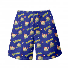 Pokemon Appletun Beach Shorts Swim Pants Swimming Trunks - Appletun Character Series Art