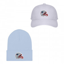 NFL New England Patriots Baseball Cap Beanie Hat - New England Patriots Team Logo On Helmet