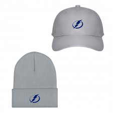 NHL Tampa Bay Lightning Baseball Cap Beanie Hat - Tampa Bay Lightning Team Single Logo
