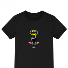 Batman Tee Shirt T-Shirt Short Sleeve - Batman Beyond Chibi Art