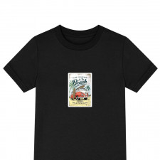 Volkswagen Tee Shirt T-Shirt Short Sleeve - Volkswagen Bulli Retro Beach Bus Tin Sign