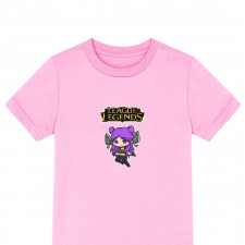 League of Legends Kai'Sa Tee Shirt T-Shirt Short Sleeve - Kai'Sa Chibi Art