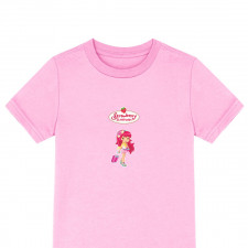 Strawberry Shortcake Tee Shirt T-Shirt Short Sleeve - Strawberry Shortcake Go Travelling