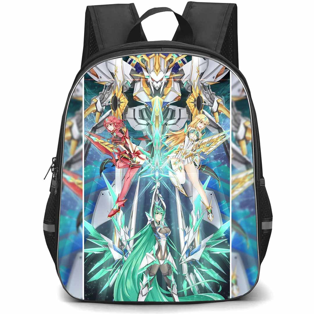 Xenoblade Backpack StudentPack - Xenoblade Chronicles 2 Anime Art Poster
