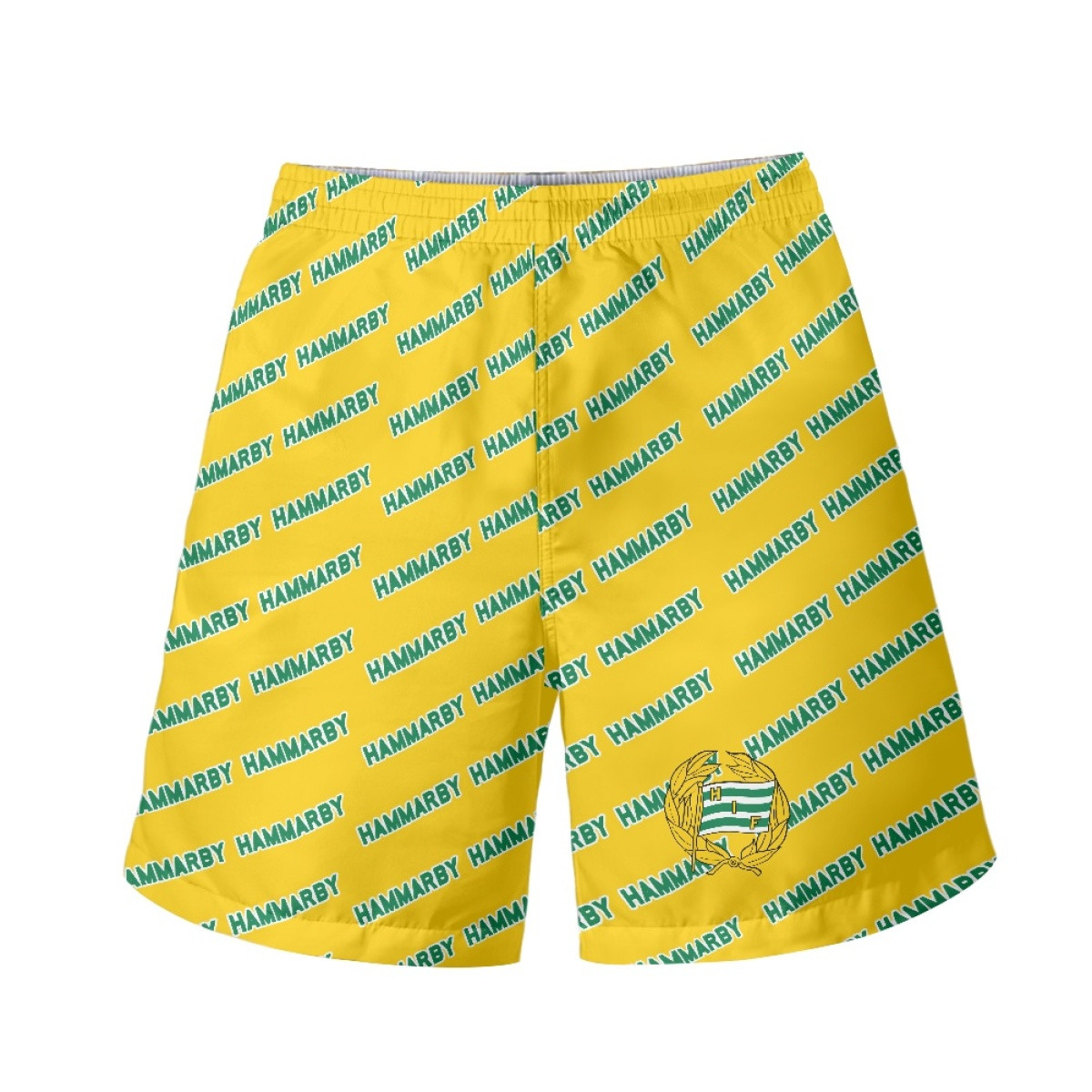 Hammarby Fotboll Beach Shorts Swim Pants Swimming Trunks - Hammarby Football Club Medley Monogram Wordmark
