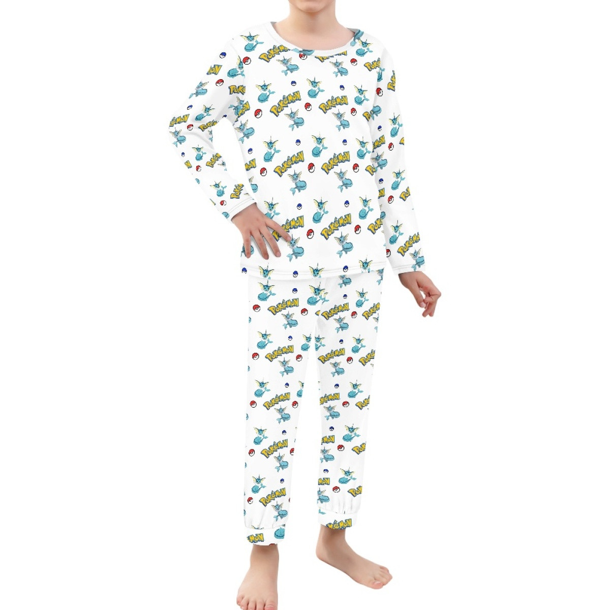Pokemon Vaporeon Pajamas Pyjamas - Vaporeon Character Series Art