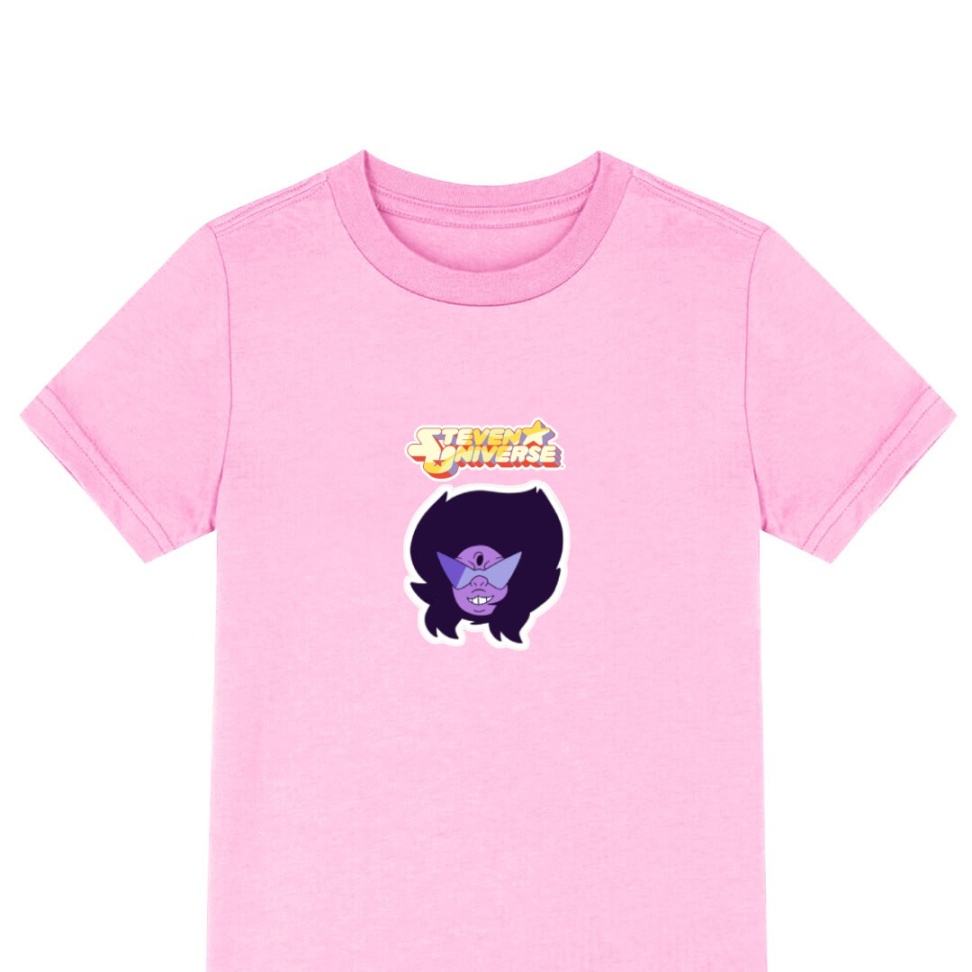 Steven Universe Sugilite Tee Shirt T-Shirt Short Sleeve - Sugilite Smiling Avatar Sticker Art