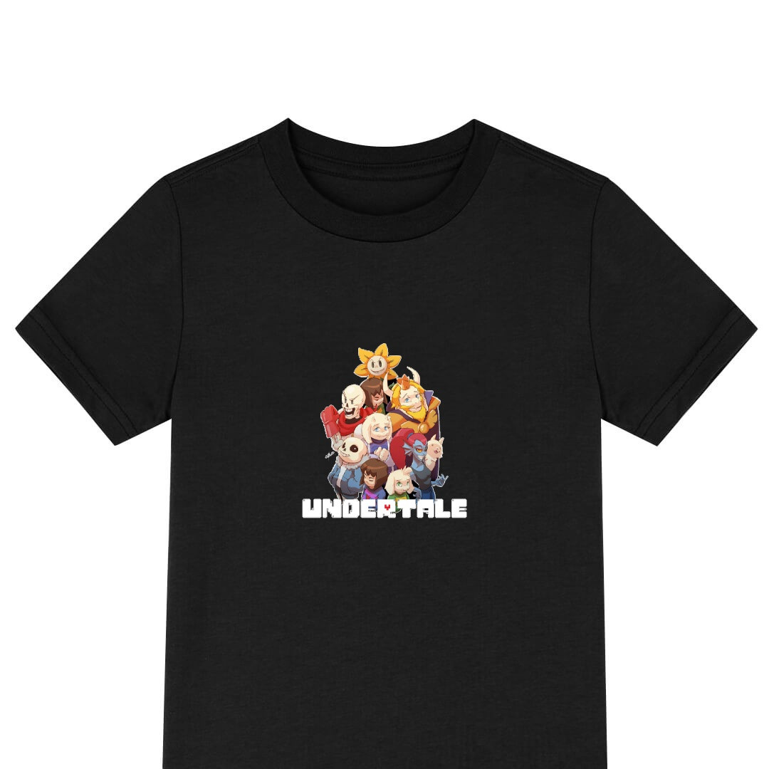 Undertale Tee Shirt T-Shirt Short Sleeve - Undertale Characters Assemble