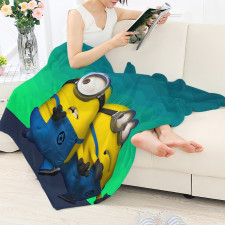 Minions Blanket Throw - Bob And Stuart Escaping Movie Art
