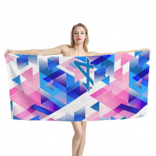 F1 Formula One Alpine Bath Beach Towel - Alpine Logo On Graphic Art