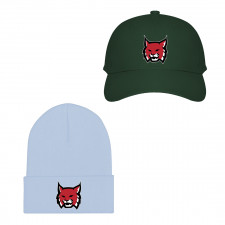 Rhodes College Lynx Baseball Cap Beanie Hat - Rhodes College Lynx College Football Team Single Logo