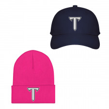 Troy Trojans Baseball Cap Beanie Hat - Troy Trojans College Football Team Single Logo