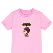 League of Legends Fiora Tee Shirt T-Shirt Short Sleeve - Fiora little Cute Chibi Art