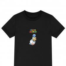 Super Mario Larry Koopa Tee Shirt T-Shirt Short Sleeve - Larry Koopa Smash Brothers Art