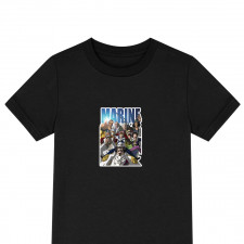 One Piece Tee Shirt T-Shirt Short Sleeve - One Piece Marines Poster