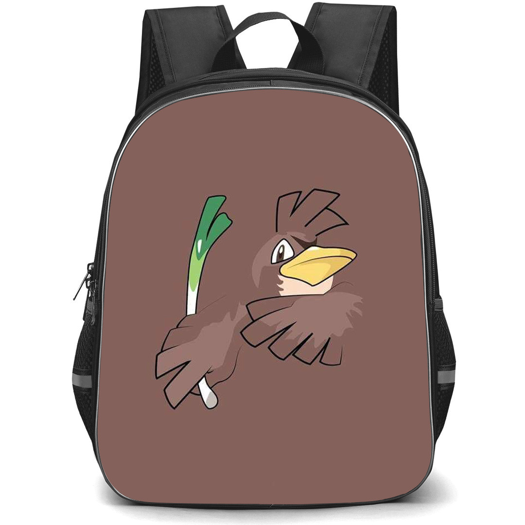 Pokemon Backpack StudentPack - Pokemon Farfetchd Minimalist Art