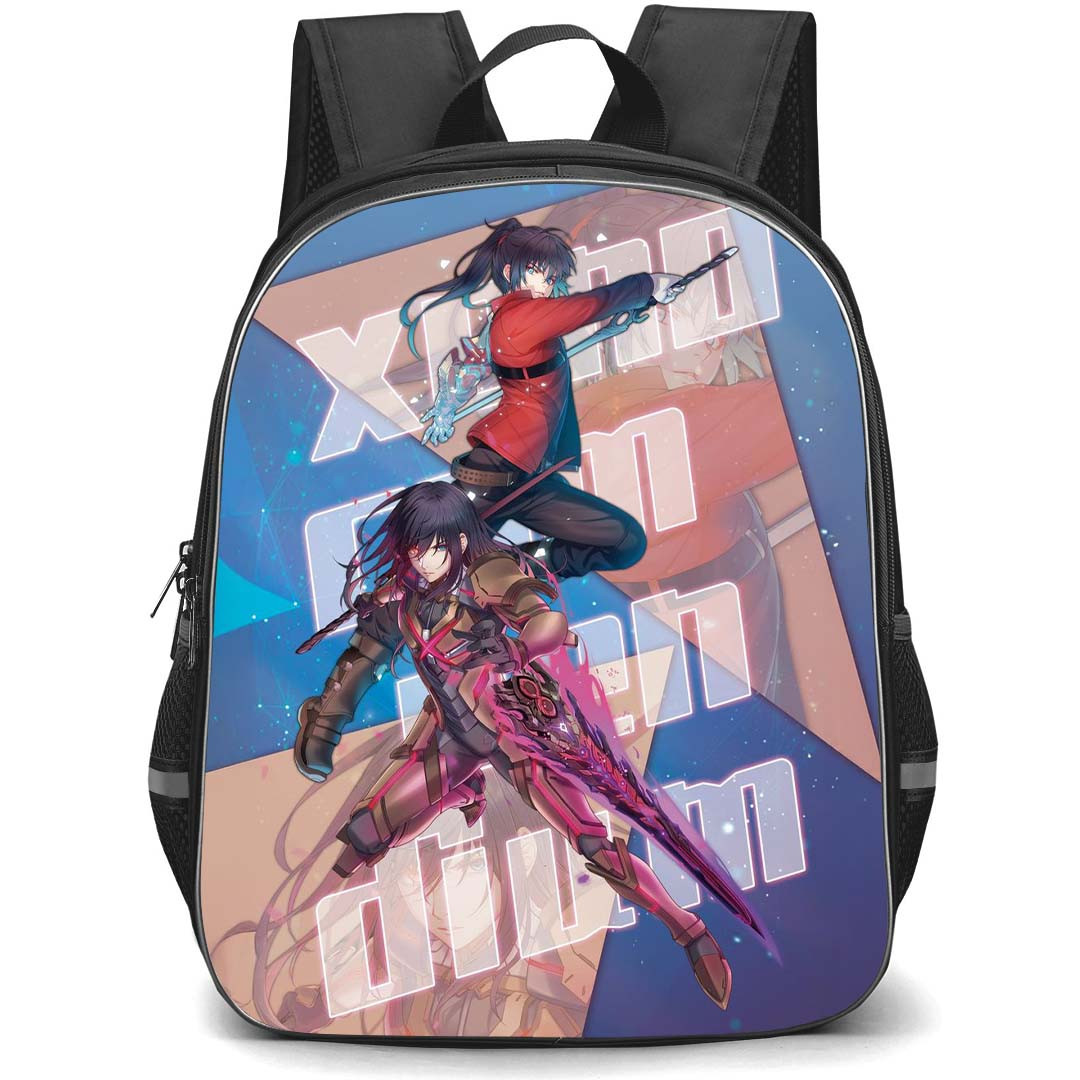 Xenoblade Noah Backpack StudentPack - Xenoblade Noah Anime Illustration Art Poster