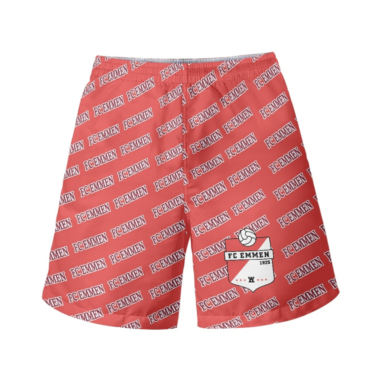 FC Emmen Beach Shorts Swim Pants Swimming Trunks - Emmen Football Club Medley Monogram Wordmark