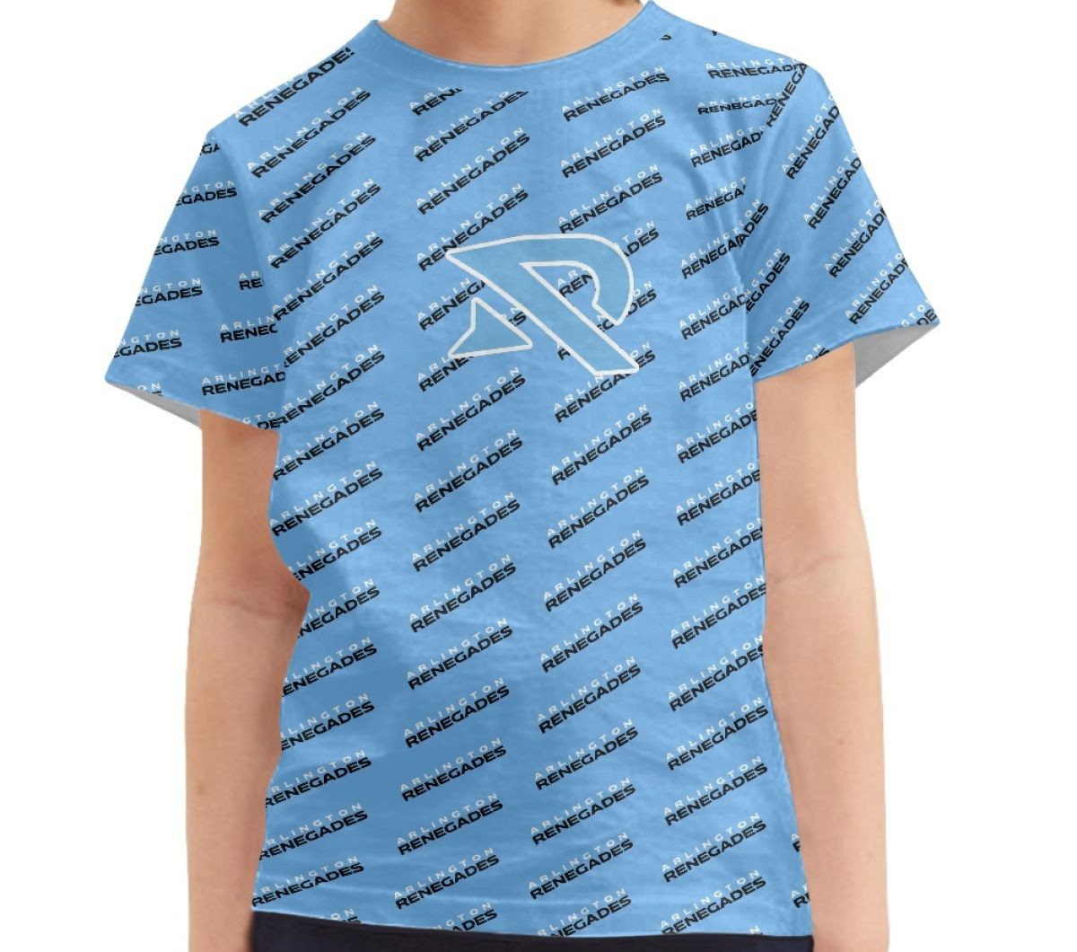 XFL Arlington Renegades Tee T-Shirt - Arlington Renegades Medley Monogram Wordmark