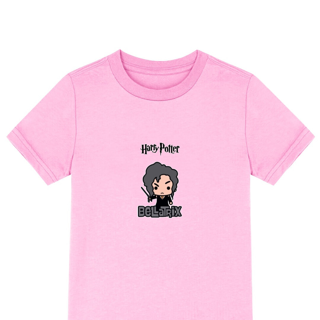 Harry Potter Bellatrix Lestrange Tee Shirt T-Shirt Short Sleeve - Bellatrix Lestrange Chibi Sticker Art