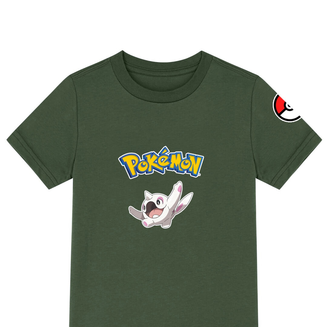 Pokemon Cetoddle Tee Shirt T-Shirt Short Sleeve - Cetoddle Character Series Art
