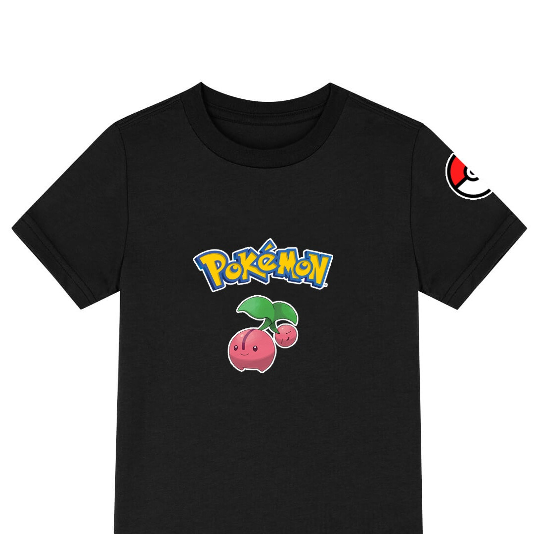 Pokemon Cherubi Tee Shirt T-Shirt Short Sleeve - Cherubi Character Series Art