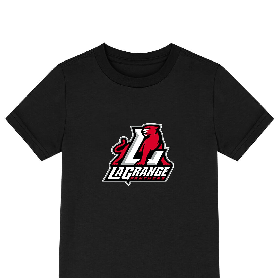 LaGrange College Panthers Tee Shirt T-Shirt Short Sleeve - LaGrange College Panthers College Football Team Single Logo