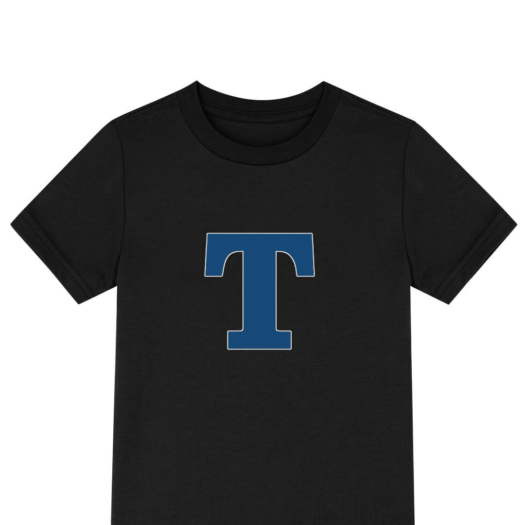 Trine University Thunder Tee Shirt T-Shirt Short Sleeve - Trine University Thunder College Football Team Single Logo