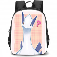 Pokemon Lugia Backpack StudentPack - Lugia Portrait Plaid Background