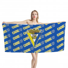 Cadiz CF Bath Beach Towel - Cadiz Football Club Medley Monogram Wordmark