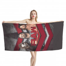 WWE Bath Beach Towel - WWE Raw Custom Poster