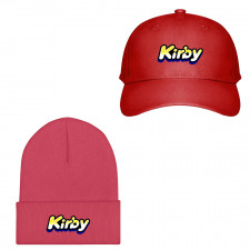 Kirby Baseball Cap Beanie Hat - Kirby Series Logo