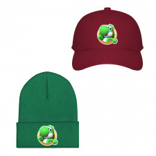 Super Mario Yoshi Baseball Cap Beanie Hat - Yoshi Icon
