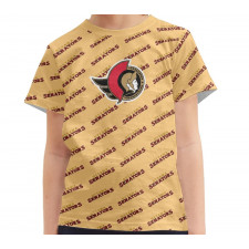 NHL Ottawa Senators Tee T-Shirt - Ottawa Senators Medley Monogram Wordmark