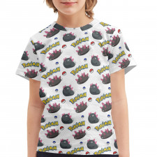 Pokemon Pyukumuku Tee Shirt T-Shirt Short Sleeve - Pyukumuku Character Series Art