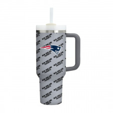 NFL New England Patriots Quencher H2.0 FlowState Stanley Tumbler 40oz 1.18L - New England Patriots Medley Monogram Wordmark