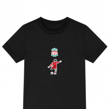 Trent Alexander-Arnold Tee Shirt T-Shirt Short Sleeve - Trent Alexander-Arnold Liverpool FC Kick Sticker Art