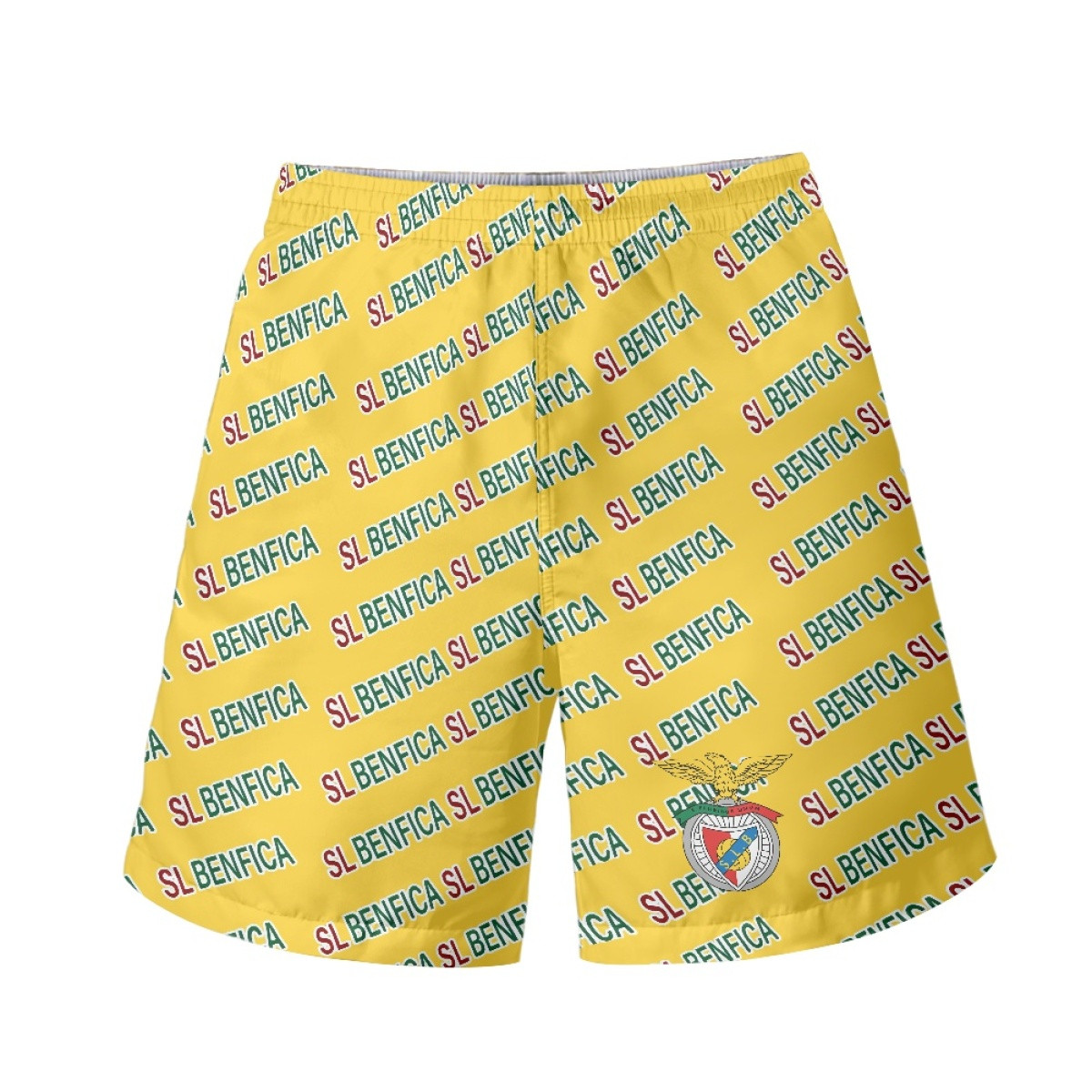 SL Benfica Beach Shorts Swim Pants Swimming Trunks - Benfica Football Club Medley Monogram Wordmark