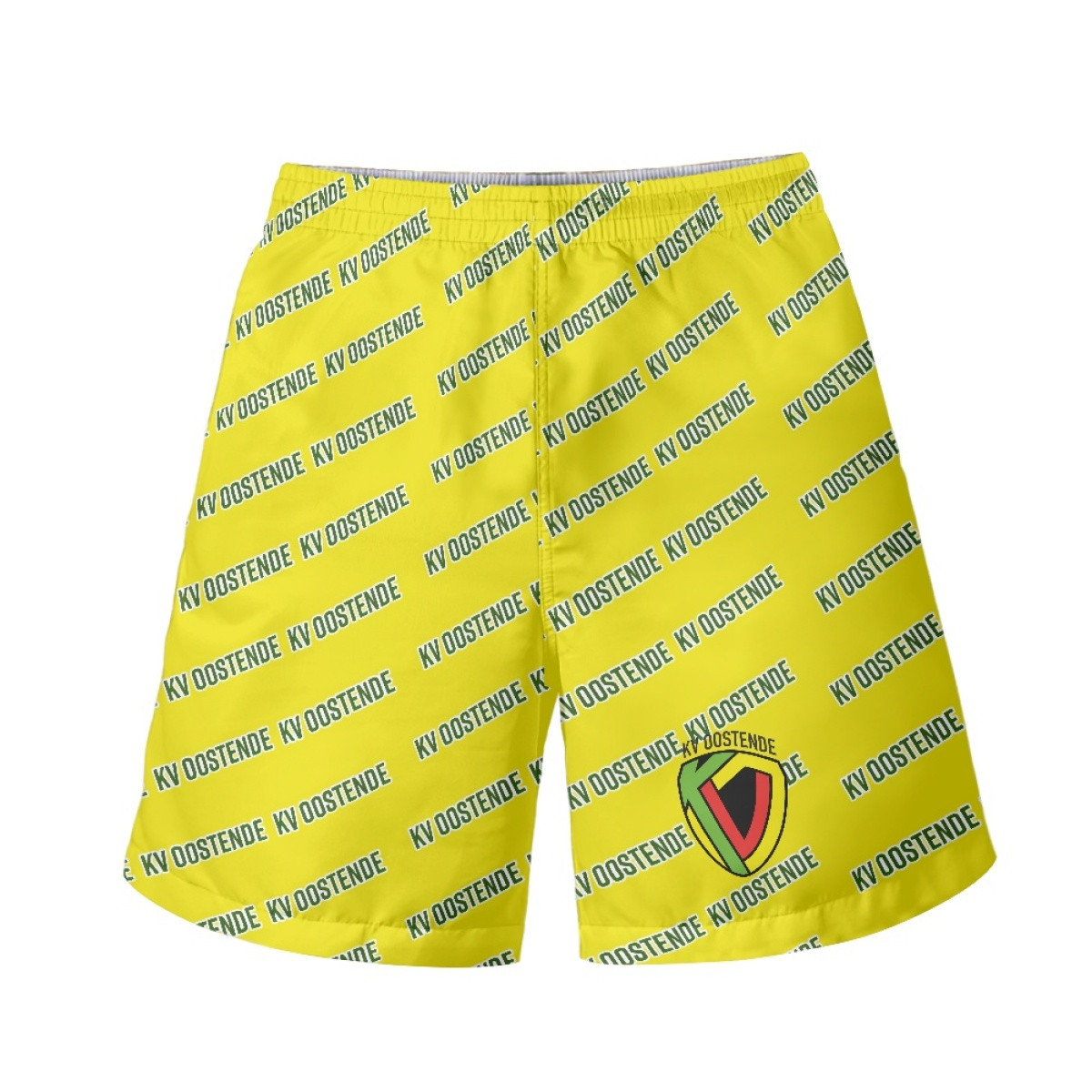 KV Oostende Challenger Pro League Beach Shorts Swim Pants Swimming Trunks - Oostende Football Club Medley Monogram Wordmark