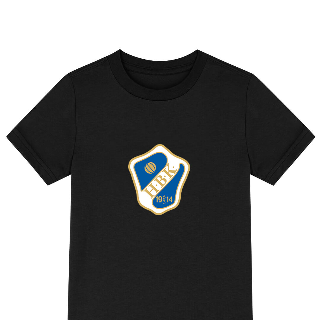 Halmstads BK Football Club Tee Shirt T-Shirt Short Sleeve - Halmstads BK Football Club Single Logo